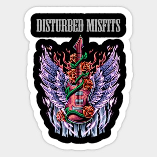 DISTURBED MISFITS BAND Sticker